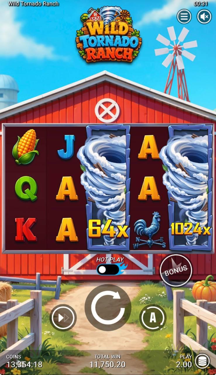 Wild Tornado Ranch Big Win